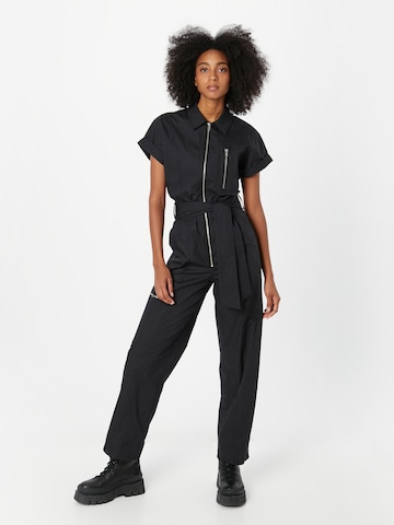Warehouse Jumpsuit 'Utility' in Black: front