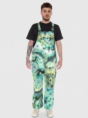Baggy Salopette 'M' Kayla Bib Overall White' DICKIES en vert : devant