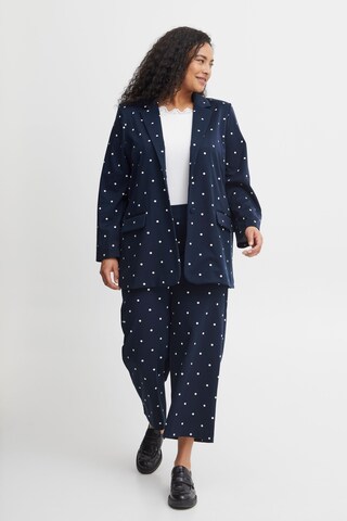 Fransa Curve - Blazer 'Blenda' en azul