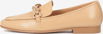 Mocassino di Kazar in beige: frontale