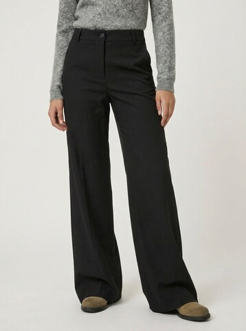studioselect Широкий Штаны 'Meike' в Черный: спереди
