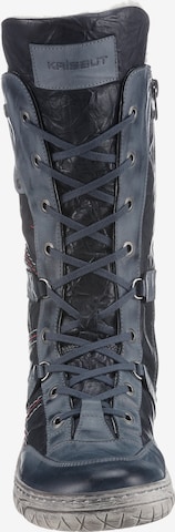 KRISBUT Lace-Up Boots in Blue