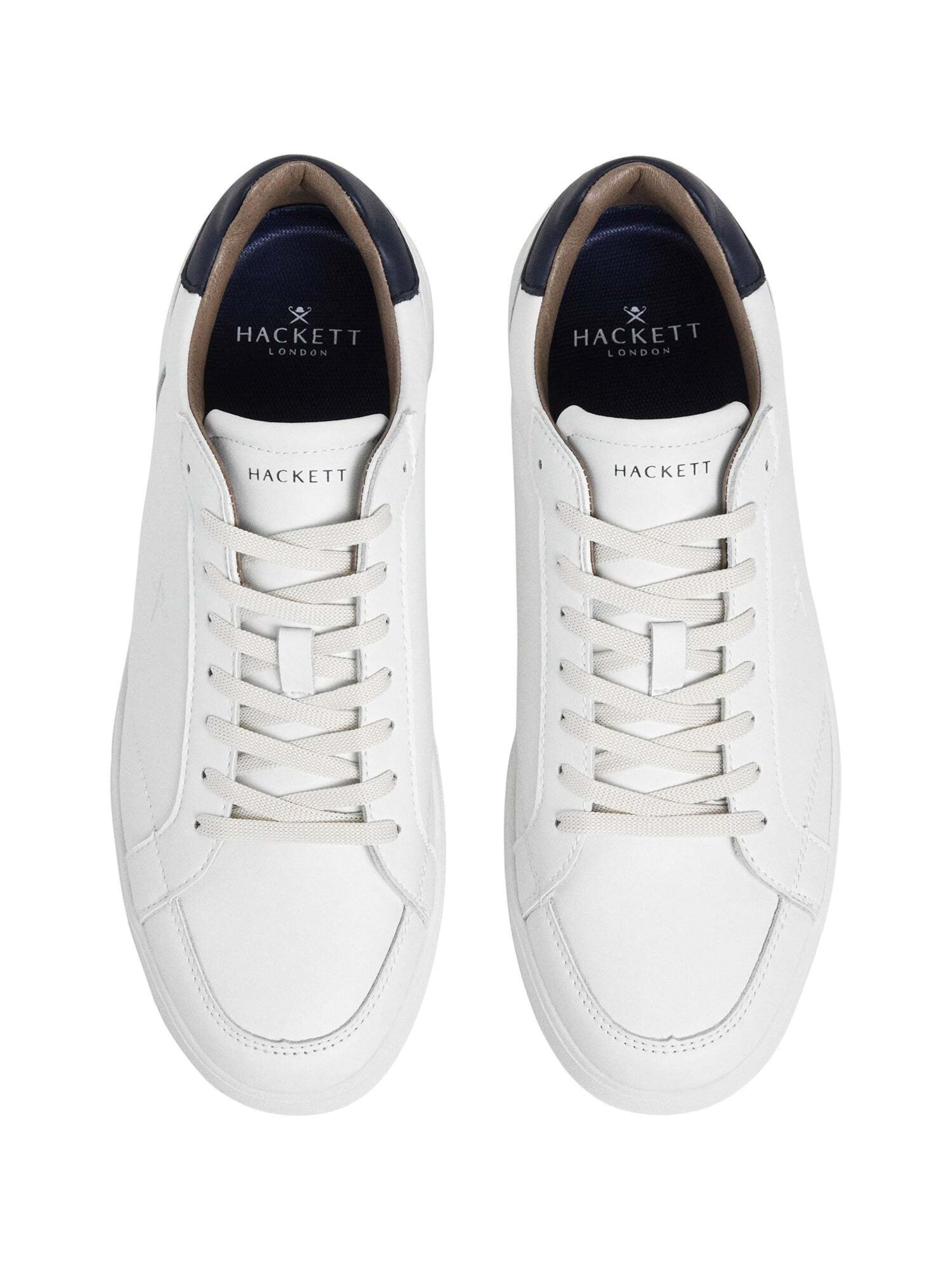Baskets basses Hackett London en blanc