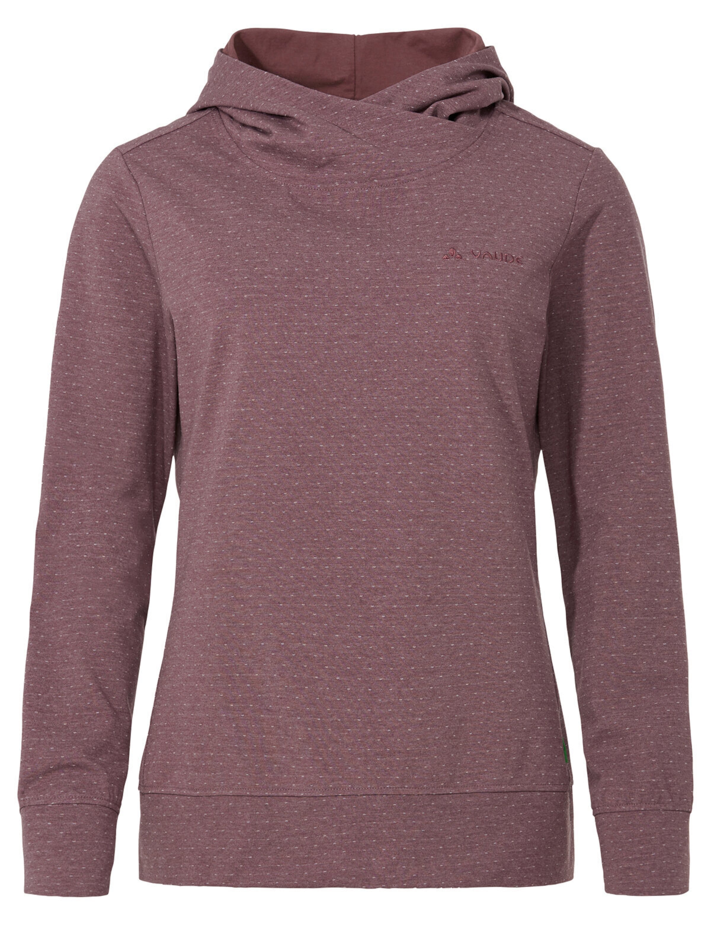 VAUDE Sportsweatshirt 'Tuenno' in Rot: Vorderseite