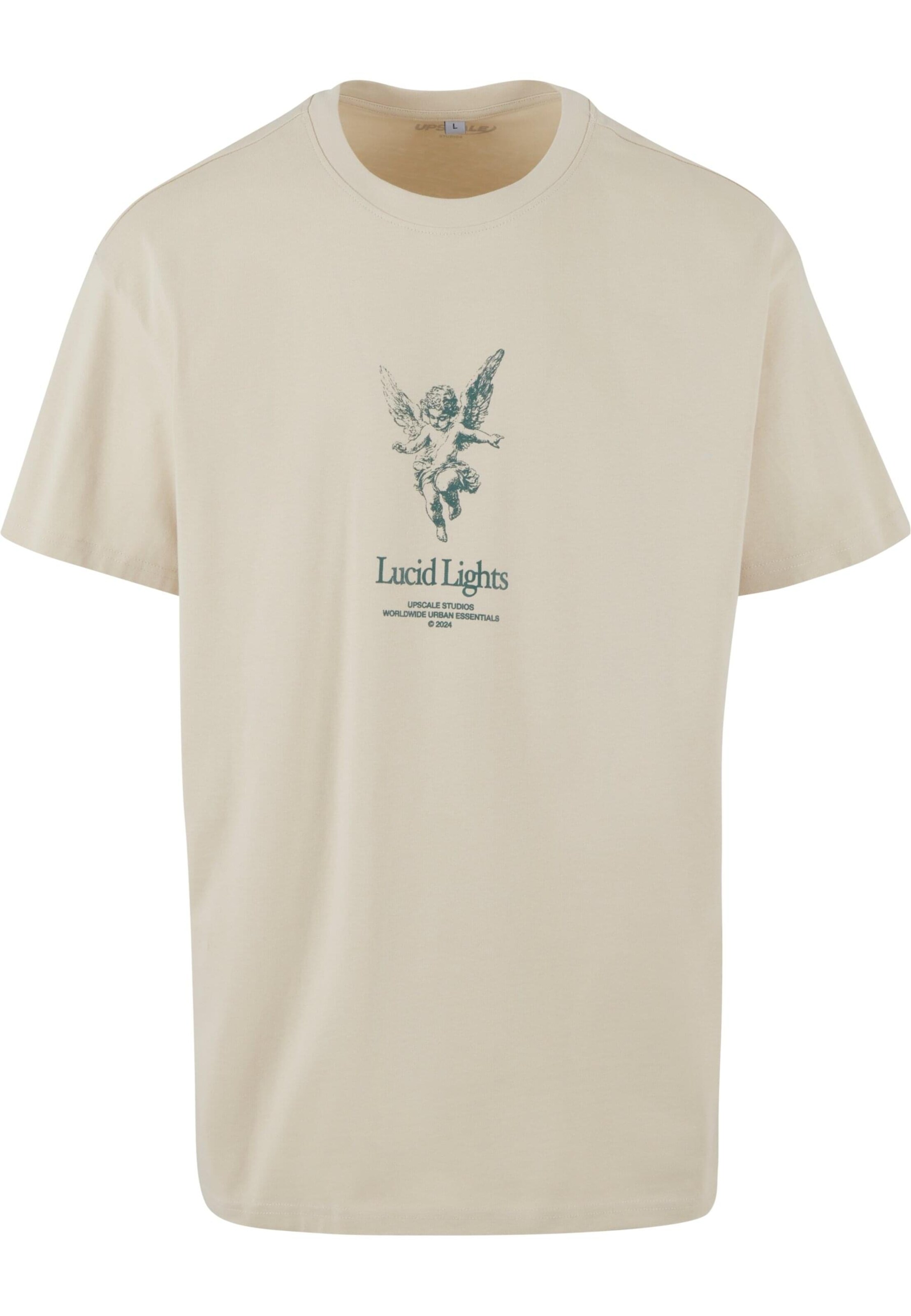 MT Upscale Shirt 'Lucid Lights' in Beige: front