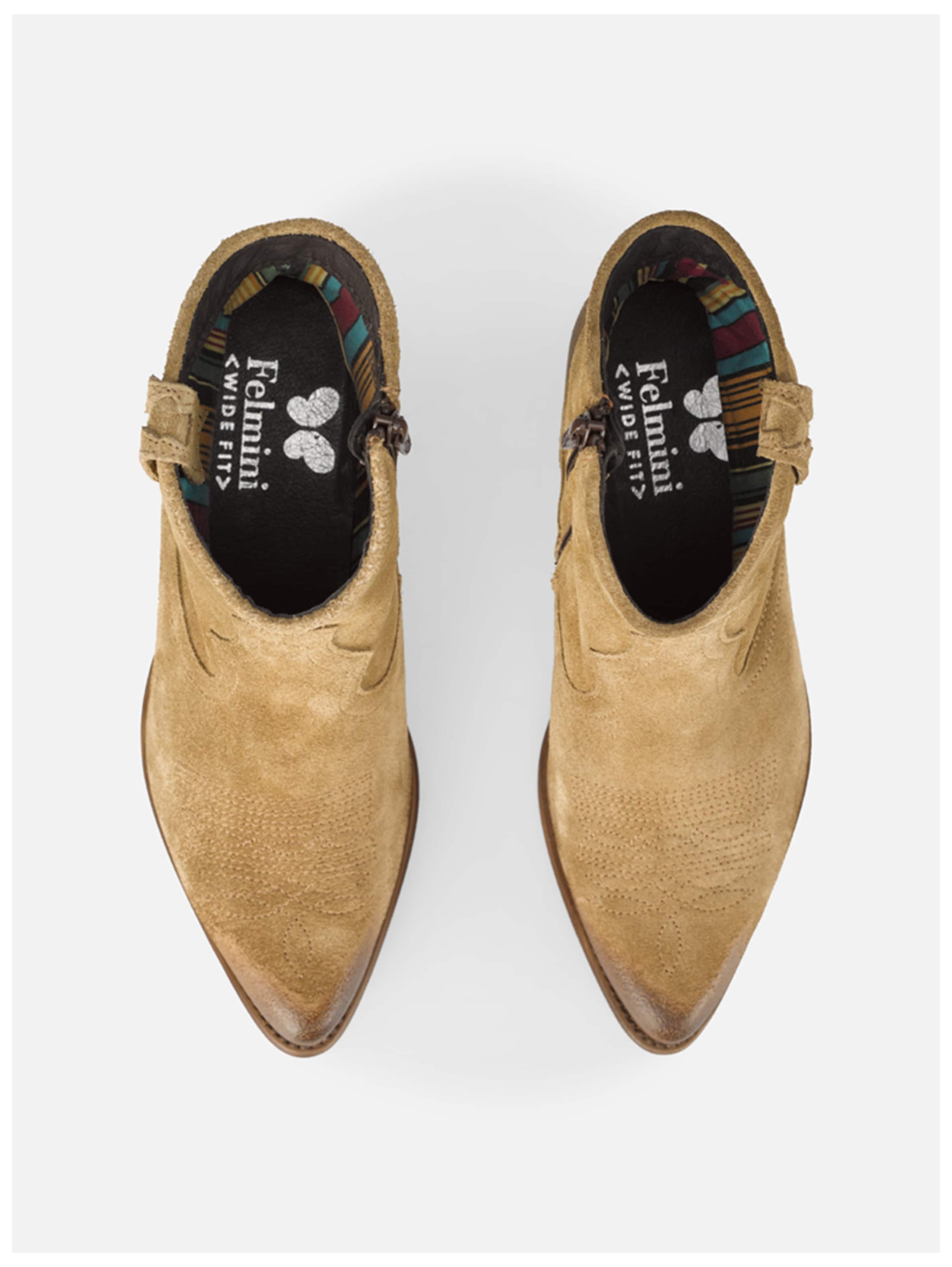 Felmini Wide Fit Bootie in Beige