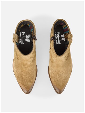 Felmini Wide Fit Stiefelette in Beige