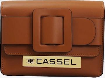 Clay Cassel Schultertasche BELT SMALL in Brown: front