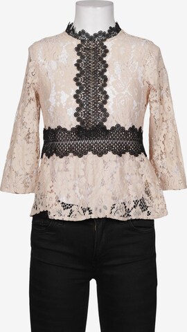 Massimo Dutti Bluse XXS in Beige: Vorderseite