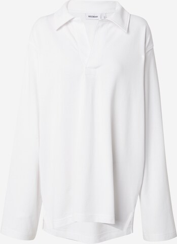 WEEKDAY Shirt in White: front