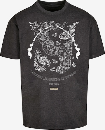 MJ Gonzales Shirt 'Paisley x Heavy' in Grey: front