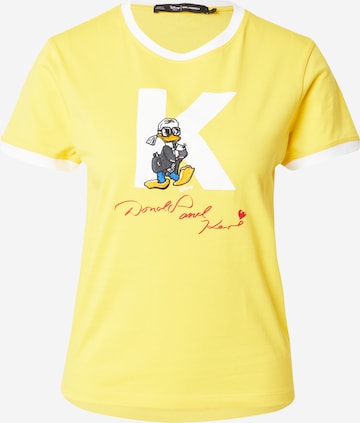 Karl Lagerfeld Футболка в Желтый: спереди