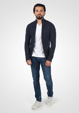 !Solid Gebreid vest 'Barama' in Blauw