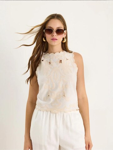 Camicia da donna di Bianco Lucci in bianco