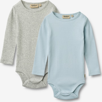 Barboteuse / body WHEAT en bleu : devant