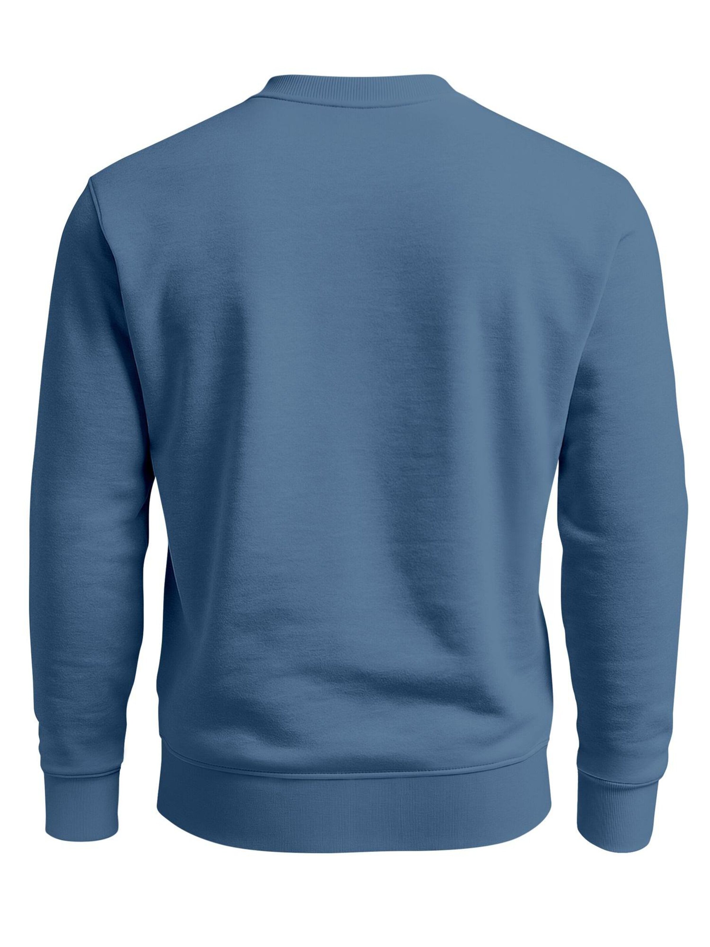 Neverless Sweatshirt 'life begins' in Blue