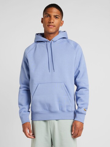 Sweat-shirt 'Chase' Carhartt WIP en bleu : devant