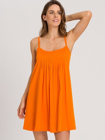 Chemise de nuit ' Juliet ' Hanro en orange : devant