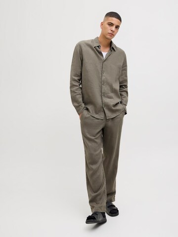JACK & JONES Loosefit Chinobyxa 'JPSTKarl JJLawrence' i grön