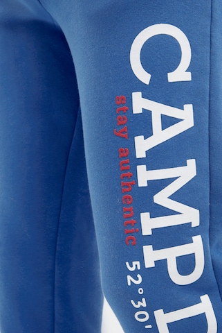 CAMP DAVID Tapered Pants in Blue