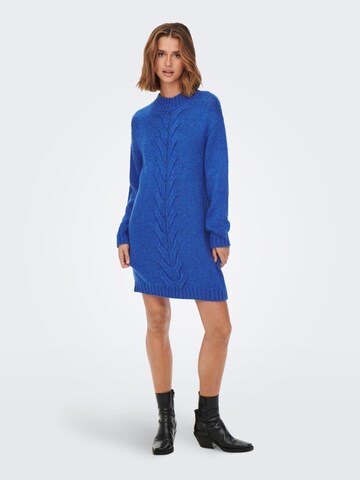 JDY Gebreide jurk 'Dinea' in Blauw