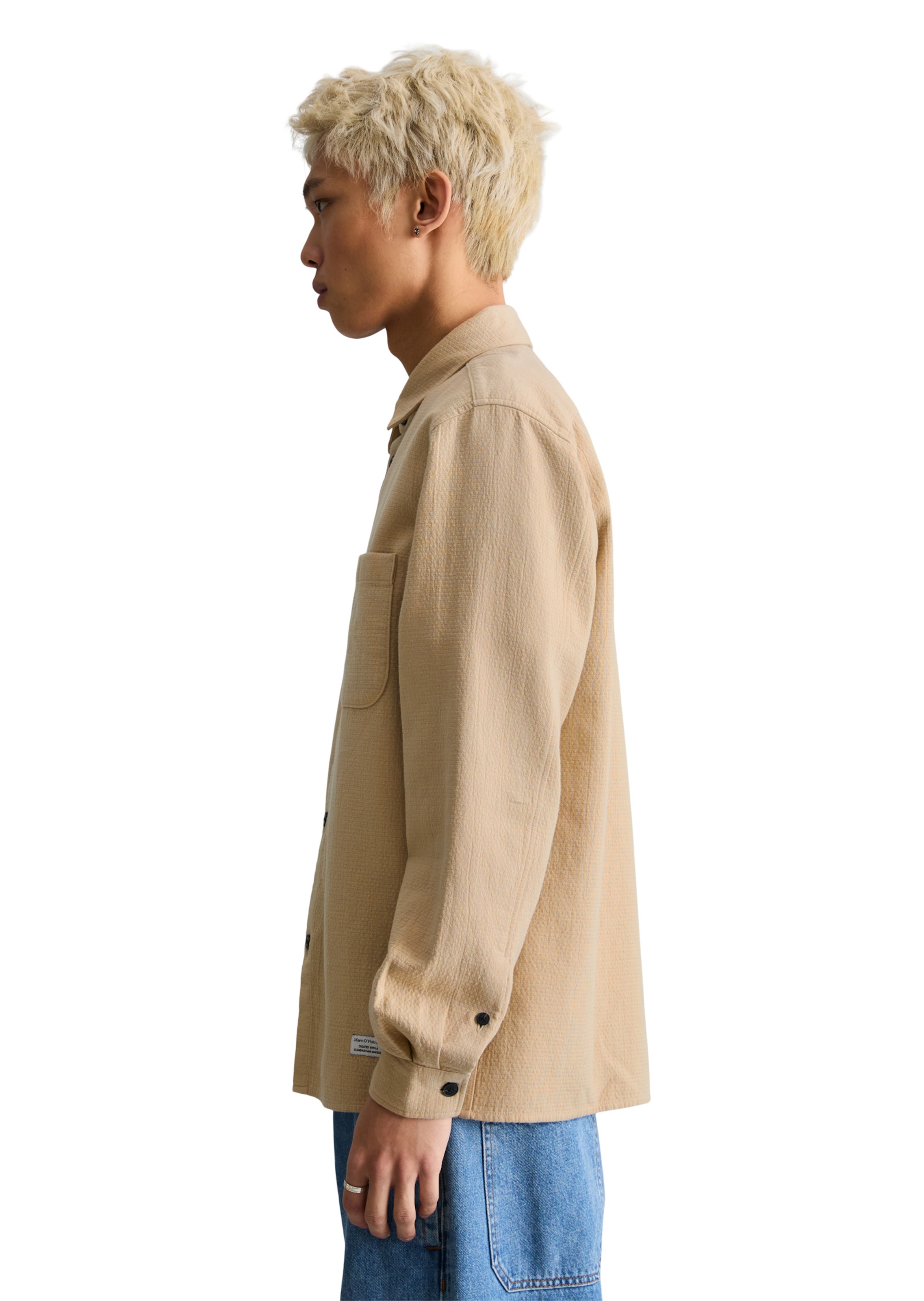 Marc O'Polo DENIM Regular fit Overhemd in Beige