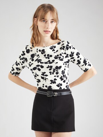 Lauren Ralph Lauren Shirt 'JUDY' in Wit: voorkant