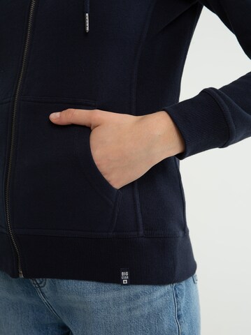 BIG STAR Sweatvest in Blauw
