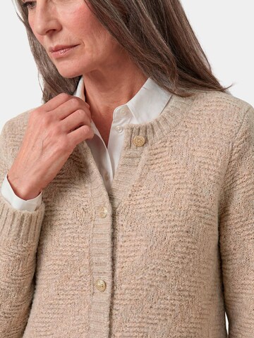 Goldner Gebreid vest in Beige