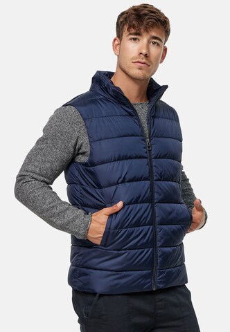 Gilet 'Gibbon' INDICODE JEANS en bleu