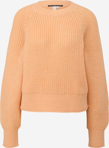 Pullover di QS in arancione: frontale