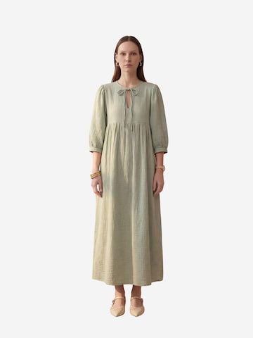 My fashion Jurk in Groen: voorkant
