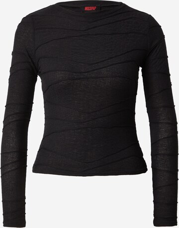 Misspap Shirt in Black: front