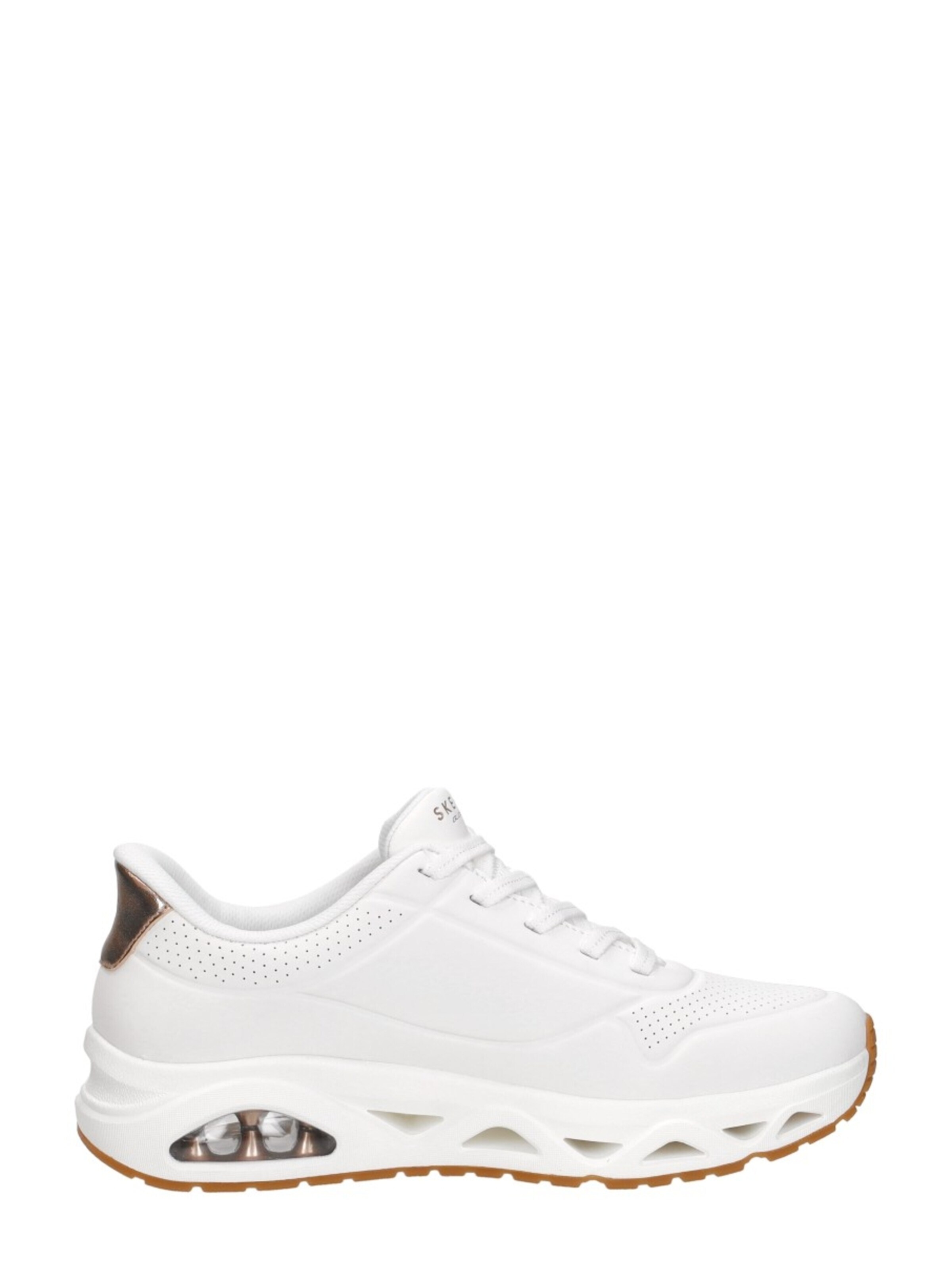SKECHERS Sneakers laag 'Slip-Ins: Uno Glide Step - Glide On Air' in Wit