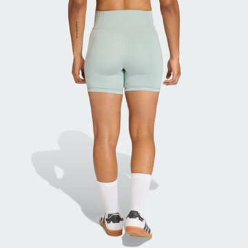 ADIDAS PERFORMANCE Skinny Sports trousers 'Optime Essentials' in Green