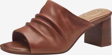 TAMARIS Mules in Brown: front