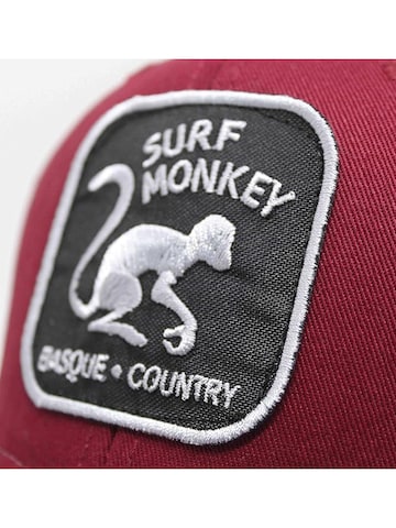 Surf Monkey Cap in Red