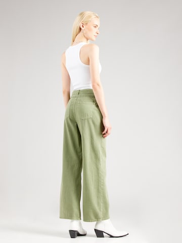 ONLY Wide Leg Hose in Grün