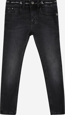 Calvin Klein Jeans Skinny Jeansy w kolorze niebieski: przód