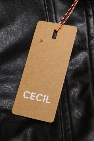 CECIL Kunstlederjacke L in Schwarz