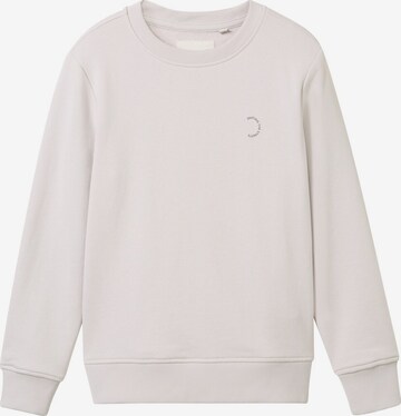 TOM TAILOR Sweatshirt in Grey: front