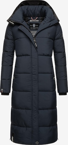 MARIKOO Winter Coat in Blue: front