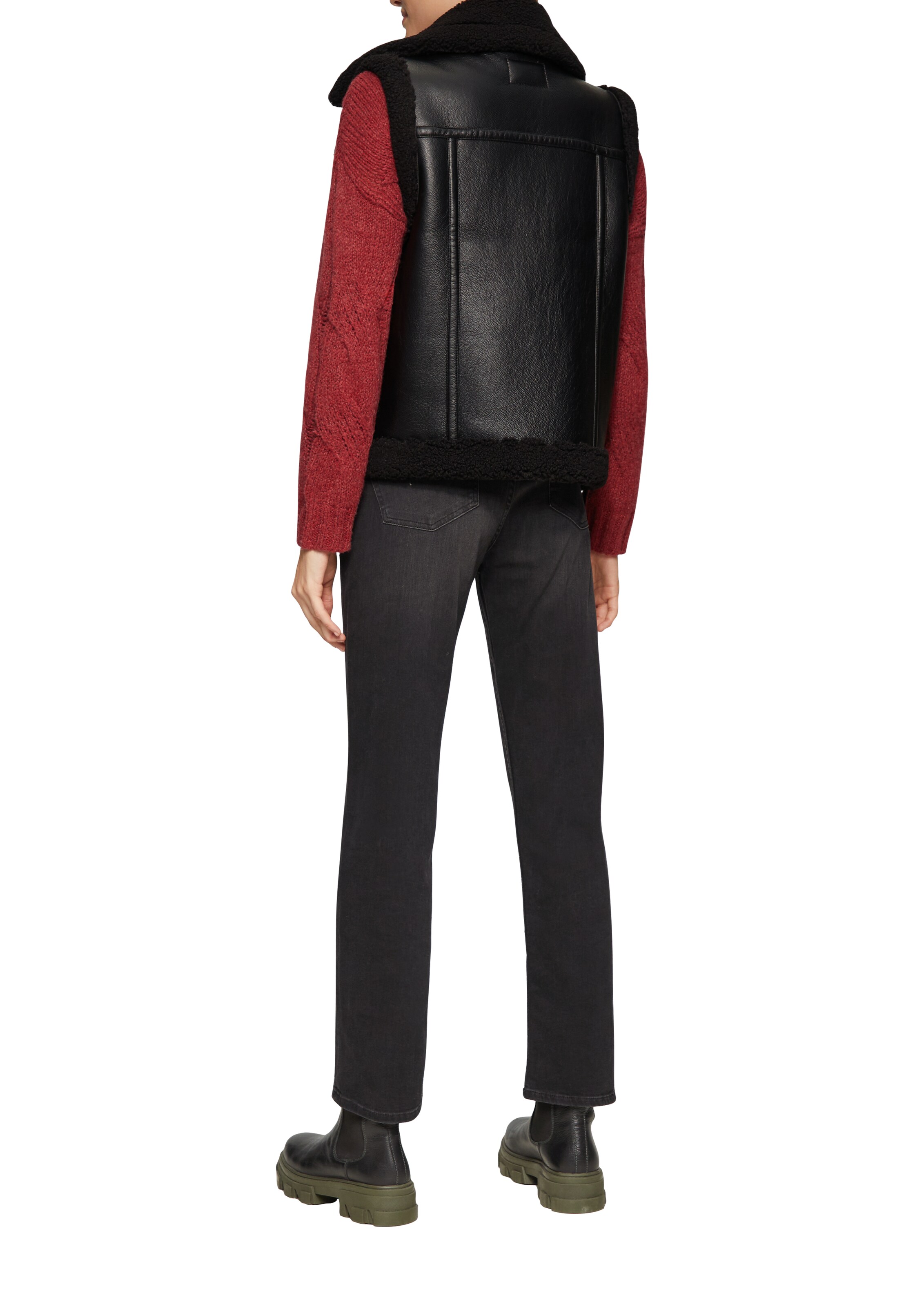 s.Oliver Bodywarmer in Zwart