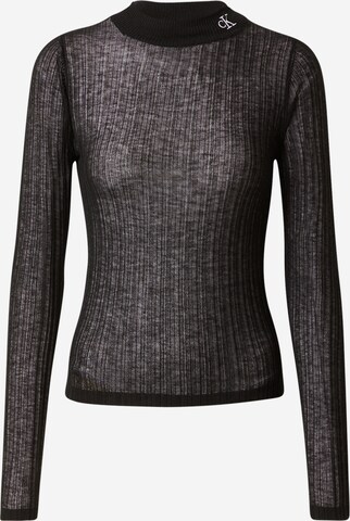 Calvin Klein Jeans Kampsun, värv must: eest vaates