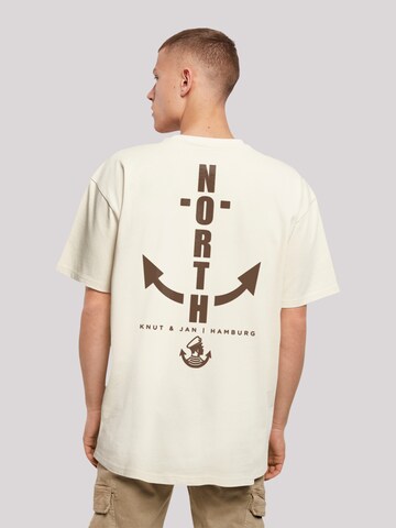 F4NT4STIC Shirt 'North Anker Knut & Jan Hamburg' in Beige: front