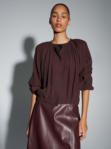 OPUS Блуза 'Faluna' в лилав: отпред