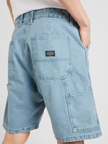 JACK & JONES Loosefit Jeans 'TONY CARPENTER' in Blauw
