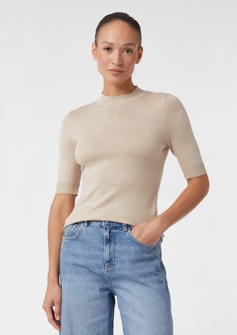 Pull-over COMMA en beige : devant