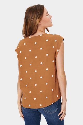 SAINT TROPEZ Blouse 'Blanca' in Brown