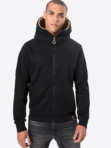 Fli Papigu Sweat jacket in Black: front